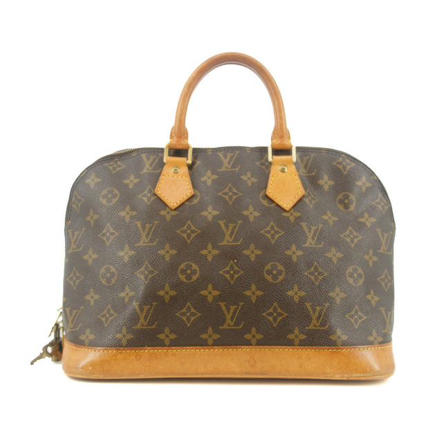 Louis Vuitton Monogram Canvas Brown Alma PM Tote Bag #8926