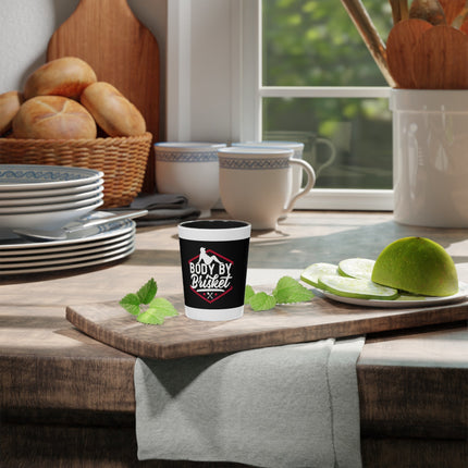 "Body By Brisket" Shot Glass – 1.9 oz