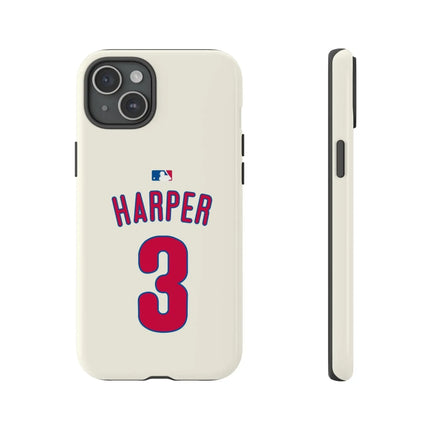 Bryce Harper PowerGrip – Dual-Layer Defense & Slim Fit | Compatible with iPhone 8 to 16 Pro Max & Samsung Galaxy S10 to S25 Ultra