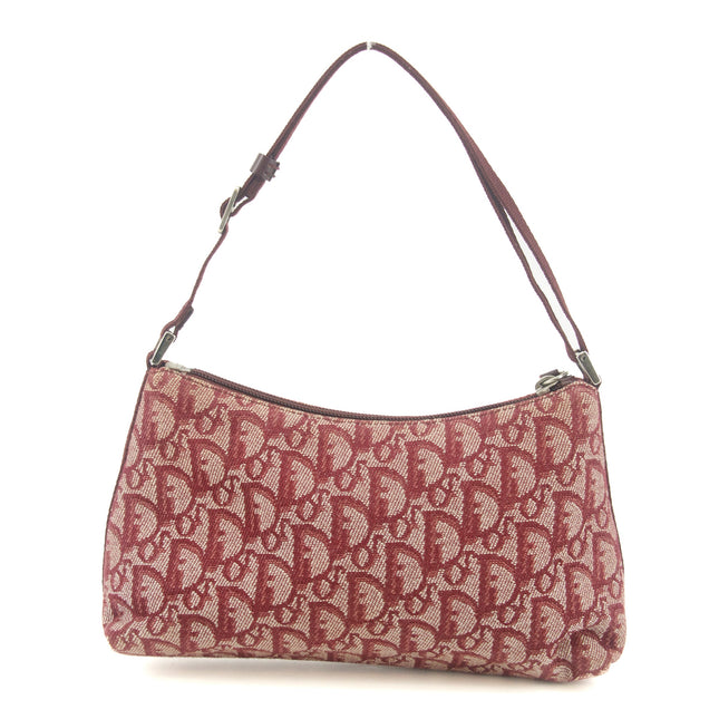Christian Dior Trotter Oblique Red Shoulder Bag #9213