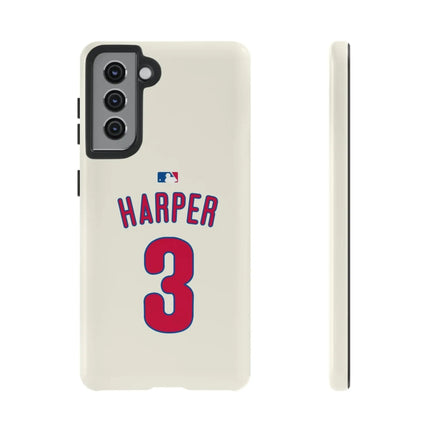 Bryce Harper PowerGrip – Dual-Layer Defense & Slim Fit | Compatible with iPhone 8 to 16 Pro Max & Samsung Galaxy S10 to S25 Ultra