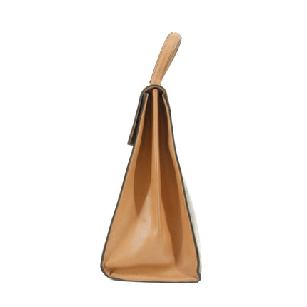 Celine Brown Macadam PVC x Leather Tote Bag  #9395