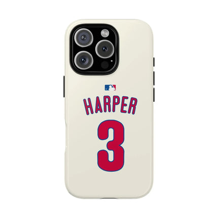 Bryce Harper PowerGrip – Dual-Layer Defense & Slim Fit | Compatible with iPhone 8 to 16 Pro Max & Samsung Galaxy S10 to S25 Ultra