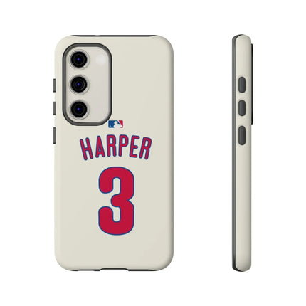 Bryce Harper PowerGrip – Dual-Layer Defense & Slim Fit | Compatible with iPhone 8 to 16 Pro Max & Samsung Galaxy S10 to S25 Ultra