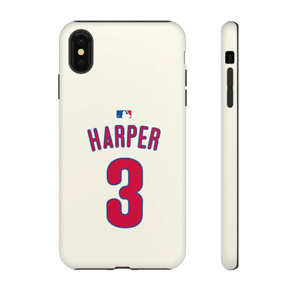 Bryce Harper PowerGrip – Dual-Layer Defense & Slim Fit | Compatible with iPhone 8 to 16 Pro Max & Samsung Galaxy S10 to S25 Ultra