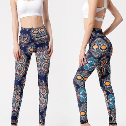 Printed High Waist Active Leggings
