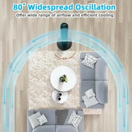 80° Oscillating Tower Fan