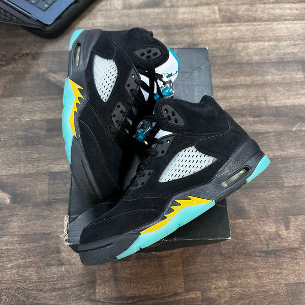 (GS) Aqua Jordan 5 (USED)