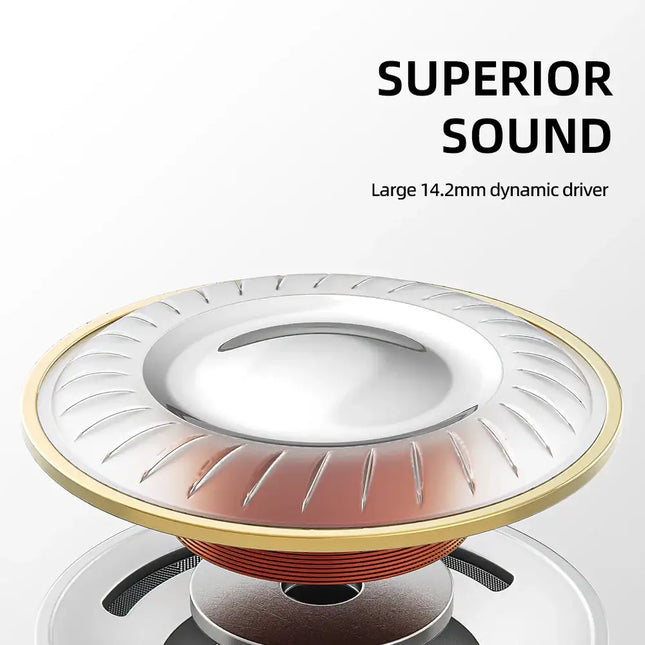 FiiO FF1 3.5mm HIFI Music Wired Bass Earbud 14.2mm Dynamic HD Microphone Earphone for Gaming Meeting Video