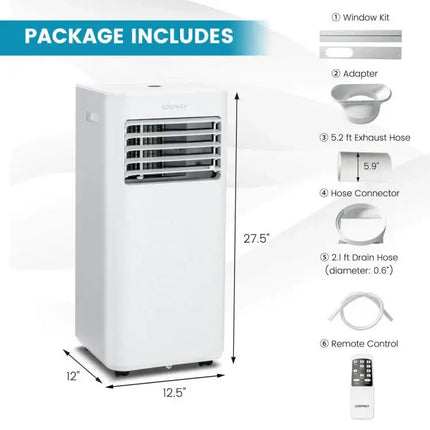 8000 BTU Portable AC w/ Timer