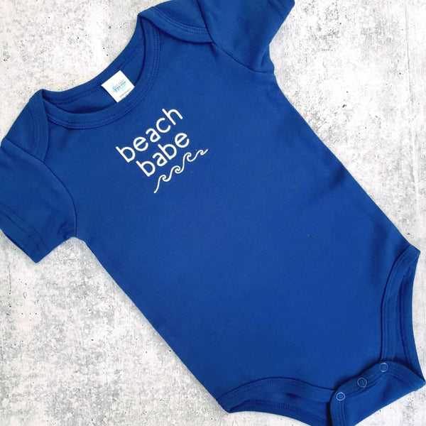 BEACH BABE Short Sleeve Baby Bodysuit OR Toddler Tee