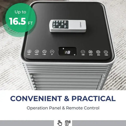 Portable AC with Fan & Dehumidifier