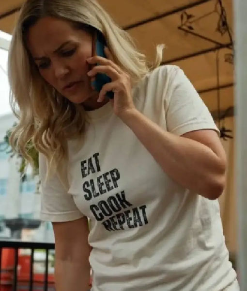 Catch of the Day Emilie Ullerup Eat Sleep Cook Repeat White Shirt