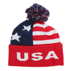 USA Flag with Pom
