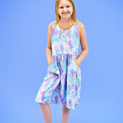 Be Bright Milk Silk Pocket Tank Dress