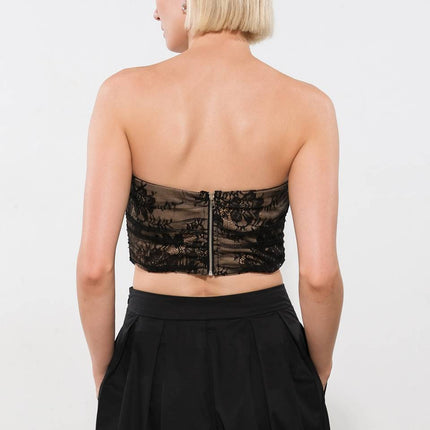 BE THE EXCEPTION LACE CROP TOP