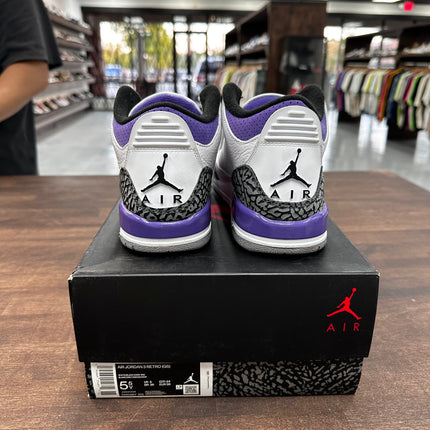 (GS) Dark Iris Jordan 3 (USED)