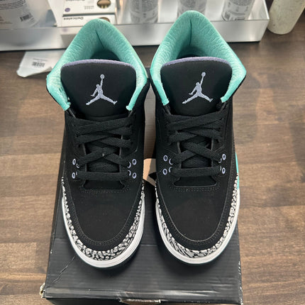 (GS) Bleached Turquoise Mint Jordan 3 (USED)