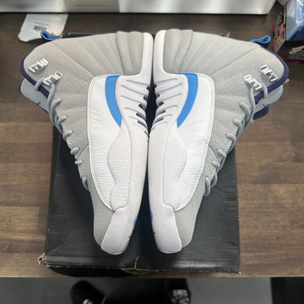 (GS) Grey University Blue Jordan 12 (USED)