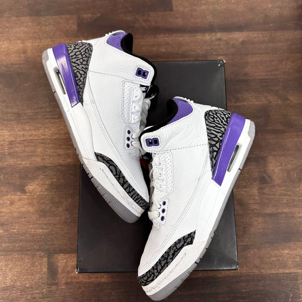 (GS) Dark Iris Jordan 3 (USED)