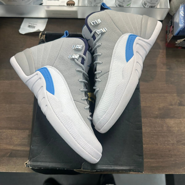 (GS) Grey University Blue Jordan 12 (USED)
