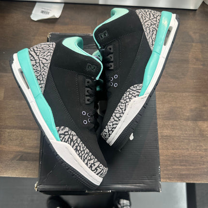 (GS) Bleached Turquoise Mint Jordan 3 (USED)
