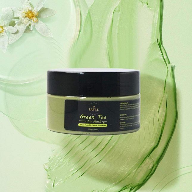 Green Tea Clay Mask – Purify, Hydrate & Glow 🌿✨