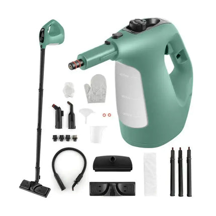 1400W Handheld Steam Cleaner with 14 Accessories & Lock