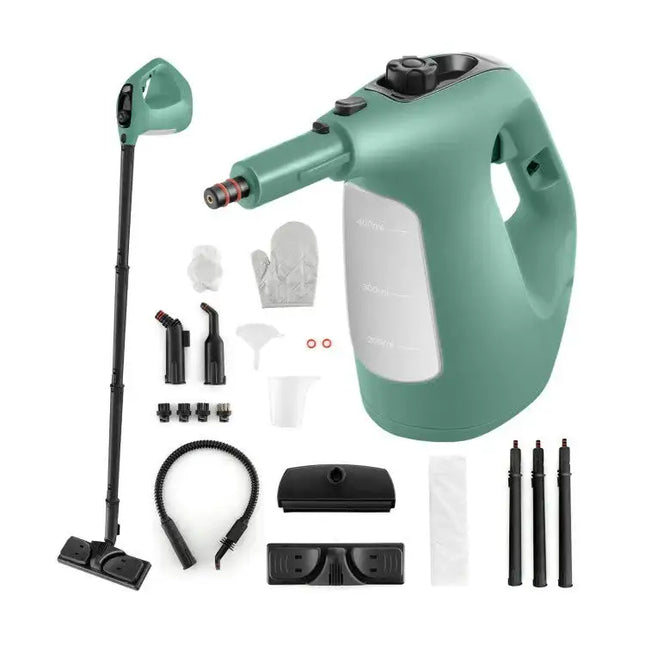 1400W Handheld Steam Cleaner with 14 Accessories & Lock