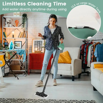 1400W Handheld Steam Cleaner with 14 Accessories & Lock