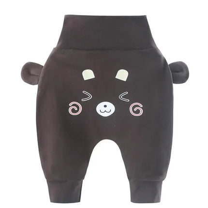 Kids Clothes Baby Boys Girls PP Pants Newborn Toddler Baby Pants For Children In Casual Clothing Style With Bear Design and Bears Ears Like Details