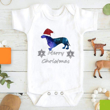 Baby Girl / boy Clothes Cute Dog Christmas Print  One-Pieces Bodysuit for Newborns Design