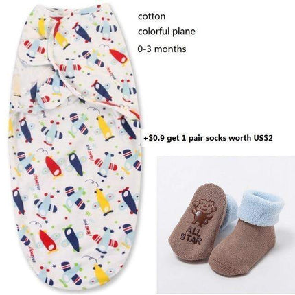 100% Cotton Baby Swaddle Wrap Blanket Newborn Infants Baby Envelop Sleep Bag Sleepsacks For Girls