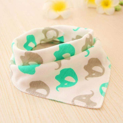 Baby Bibs Waterproof Triangle Cotton Cartoon Child Bibs Dribble Bibs Newborn Slabber Absorbent Cloth For Kids