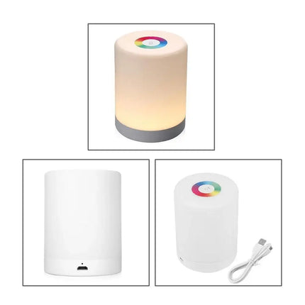 Smart USB Bedside LED Table Lamp Friendship Creative Bed Desk Light for Baby Bedroom Bedside Lamps Night Light Xmas Gift