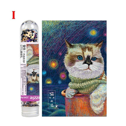 234 PCS Multi-type Landscape Puzzle Game Test Tube Packaging Educational Toys Or Adults Puzzle Toys Kids