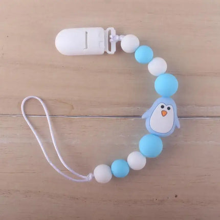 Handmade Animal Pendant Pacifier Clips Chain Nipple Holder for Infant Baby Pacifier