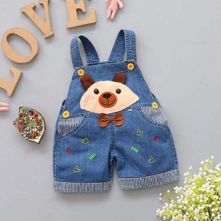 Modern Cartoon Baby Clothing Boys & Girls Jeans Overalls Shorts Toddler Infant Rompers For Kids In Fashion Deisgn