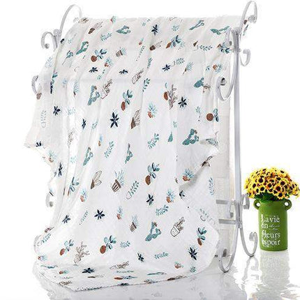 Muslin 100% Cotton Baby Swaddles Soft Newborn Blankets Bath Gauze Infant Wrap Sleep sack Stroller .