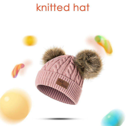 Luxury Baby Hat Pompon Hat Knitted Cute Cap For Girls & Boys Casual Solid Color Girls Baby Style In Great New Modern Trend Design