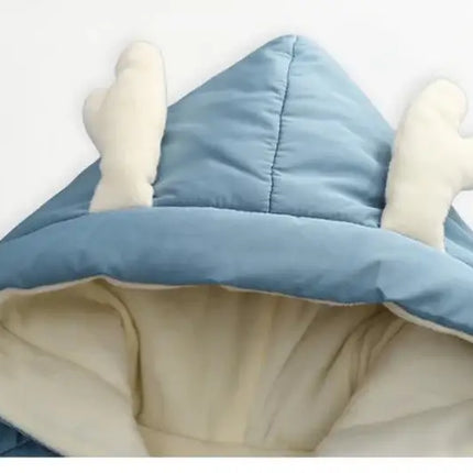 Modern Elegant Baby Warm Thick Cotton Hooded Jumpsuit Snowsuit Rompers Outfit for Children In Modern Design