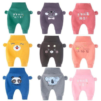 Kids Clothes Baby Boys Girls PP Pants Newborn Toddler Baby Pants For Children In Casual Clothing Style With Bear Design and Bears Ears Like Details