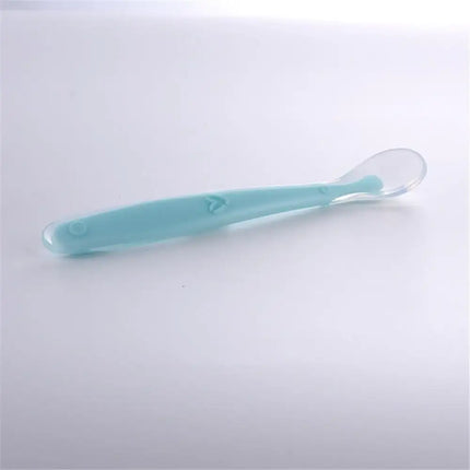 New Candy Color Baby Soft Silicone Spoons Feeding Dishes Tableware  Flatware Children Food  Feeding Tools