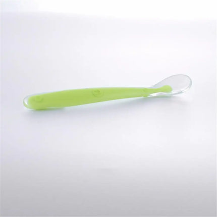 New Candy Color Baby Soft Silicone Spoons Feeding Dishes Tableware  Flatware Children Food  Feeding Tools