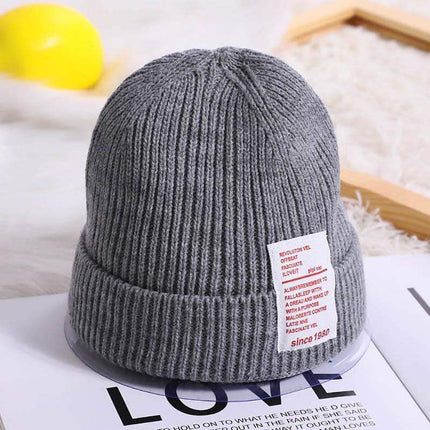 Winter Warm Baby Hat Fur Pompom Knitted Baby Hat Cap Infant Toddler Kids Hat Beanie In Modern Designer Style