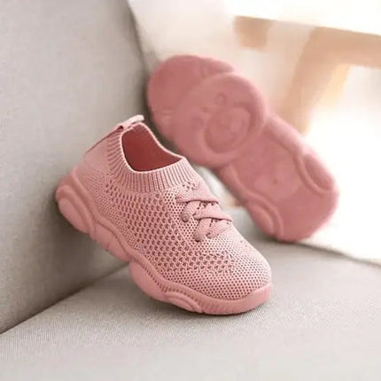 Modern Sport KIds and Baby Sneakers Shoes Anti slip Soft Bottom Baby Sneaker In Casual Flat Sneakers Shoes Children Girls and Boys Sports Shoes Style