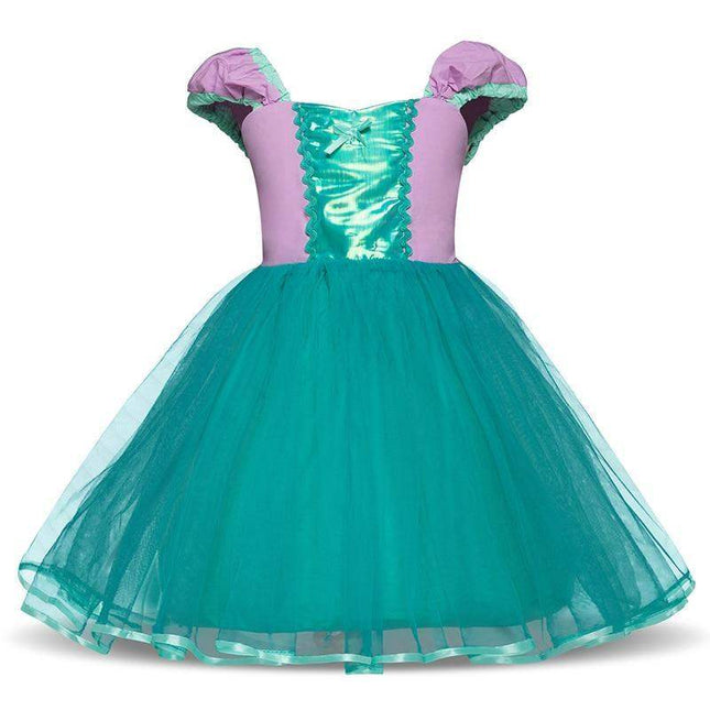 Luxury Modern Fancy Princess Dress for Girls in Purple Elegant color for Halloween Cosplay Costumes FOr Birthday and Wedding Parties