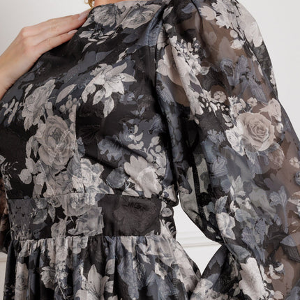 BE SOMEONE WOVEN MIDI DRESS