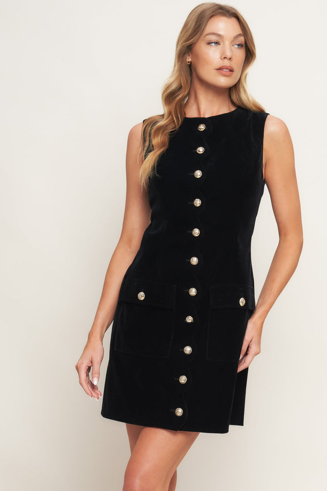 PARTY PERFECT VELVET MINI DRESS