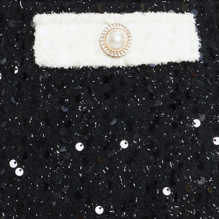 MIDNIGHT GLAM SEQUIN MINI DRESS